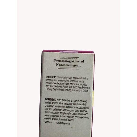 Burts Bees Renewal Dark Spot Corrector With Natural Retinol Alternative - Picture 6 of 6